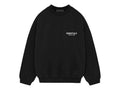 Fear of God Essentials Fleece Crewneck (FW24) Black