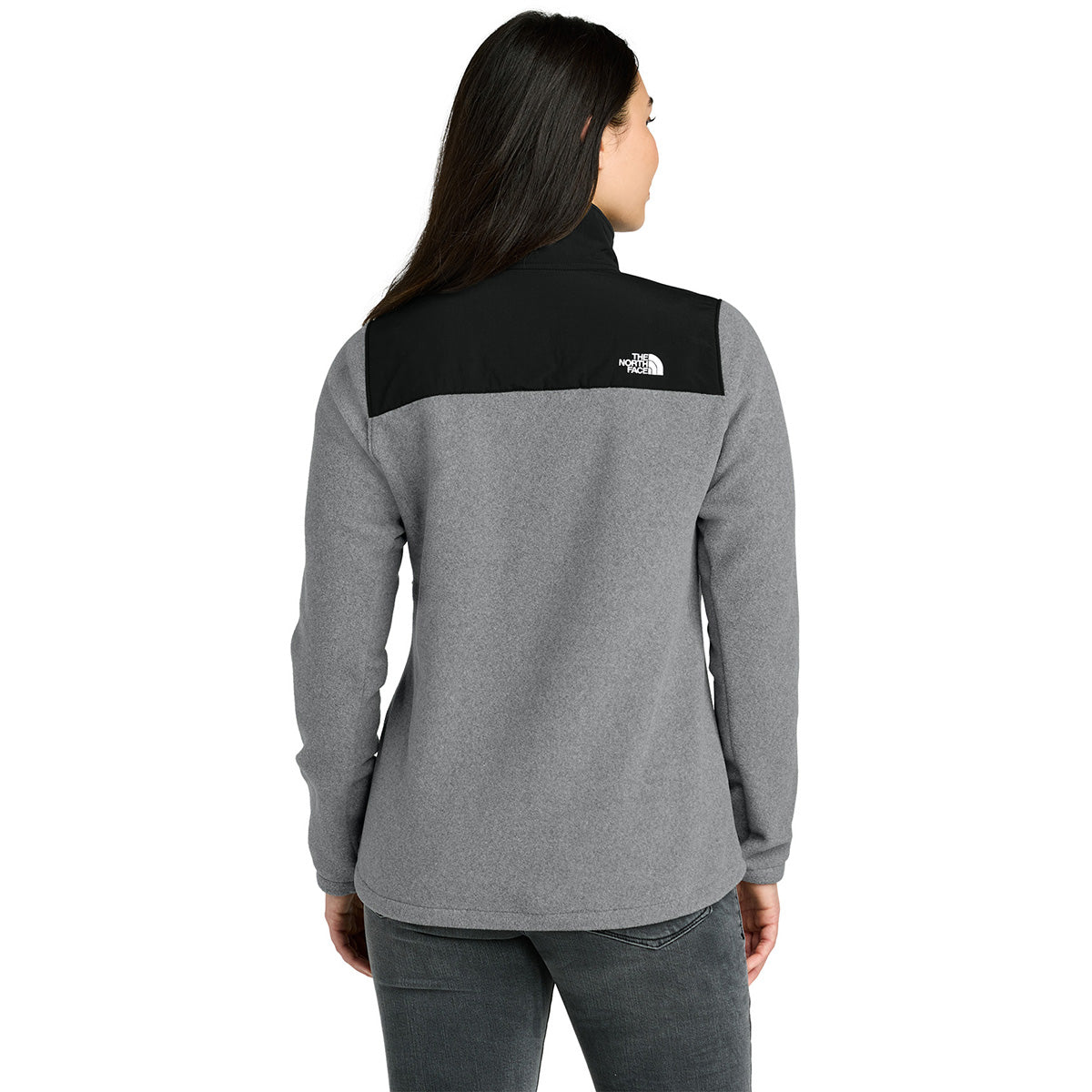 The North Face Women's TNF Medium Grey Heather/TNF Black Highest Peak Full-Zip Fleece Jacket