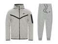 Nike Sportswear Tech Fleece Hoodie & Joggers Set (FW24) Dark Grey Heather/Black